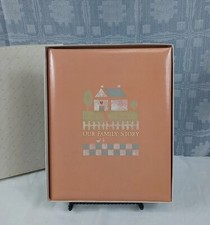 Vtg 1986 Hallmark Cards Keepsake Scrapbook Album Our Family Story Memory Book