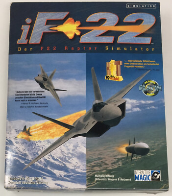 iF-22: Der F22 Raptor Simulator PC CD-ROM BIG BOX