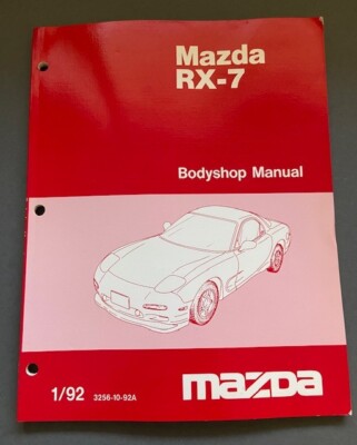 Mazda RX-7 整備書 1985年・1989年追補版 Mazda RX-7 整備書 1985年・1989年追補版 Mazda RX-7 整備書 1985年