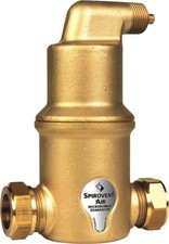 Spirovent Luftabscheider 3/4" Spirotech Entlüfter horizontal Mikroblasen Heizung