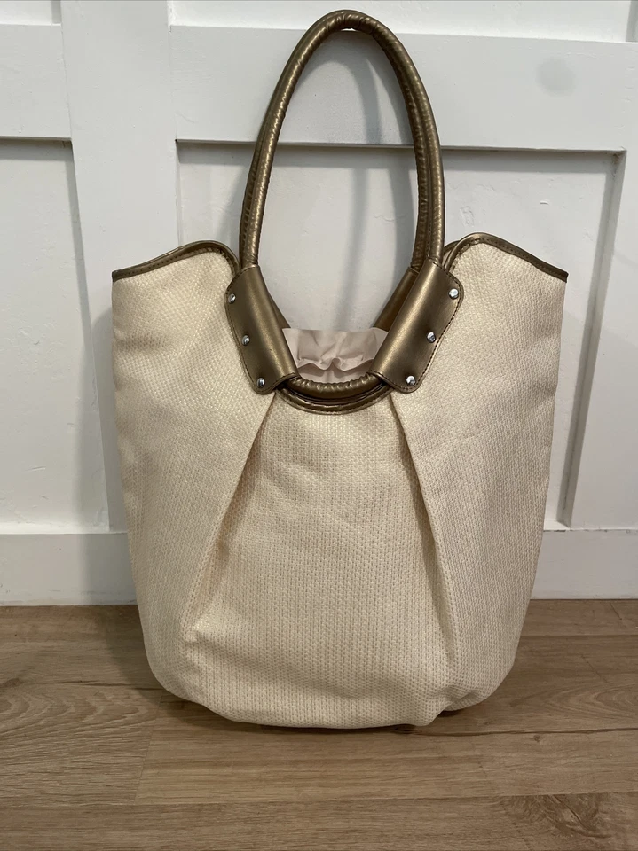 Bolso de hombro Wacoal beige dorado mediano/LG para mujer Foto 3 de 4