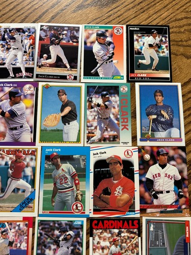 Jack Clark 30 Card Mixed Lot - Red Sox, Cardinals, Yankees & Padres - Picture 3 of 5