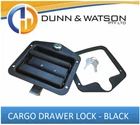 Black Cargo Drawer Lock Handle for Trailer Caravan Toolbox Drawers