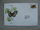 AUSTRALIA NAURU, cover FDC 1984, butterfly