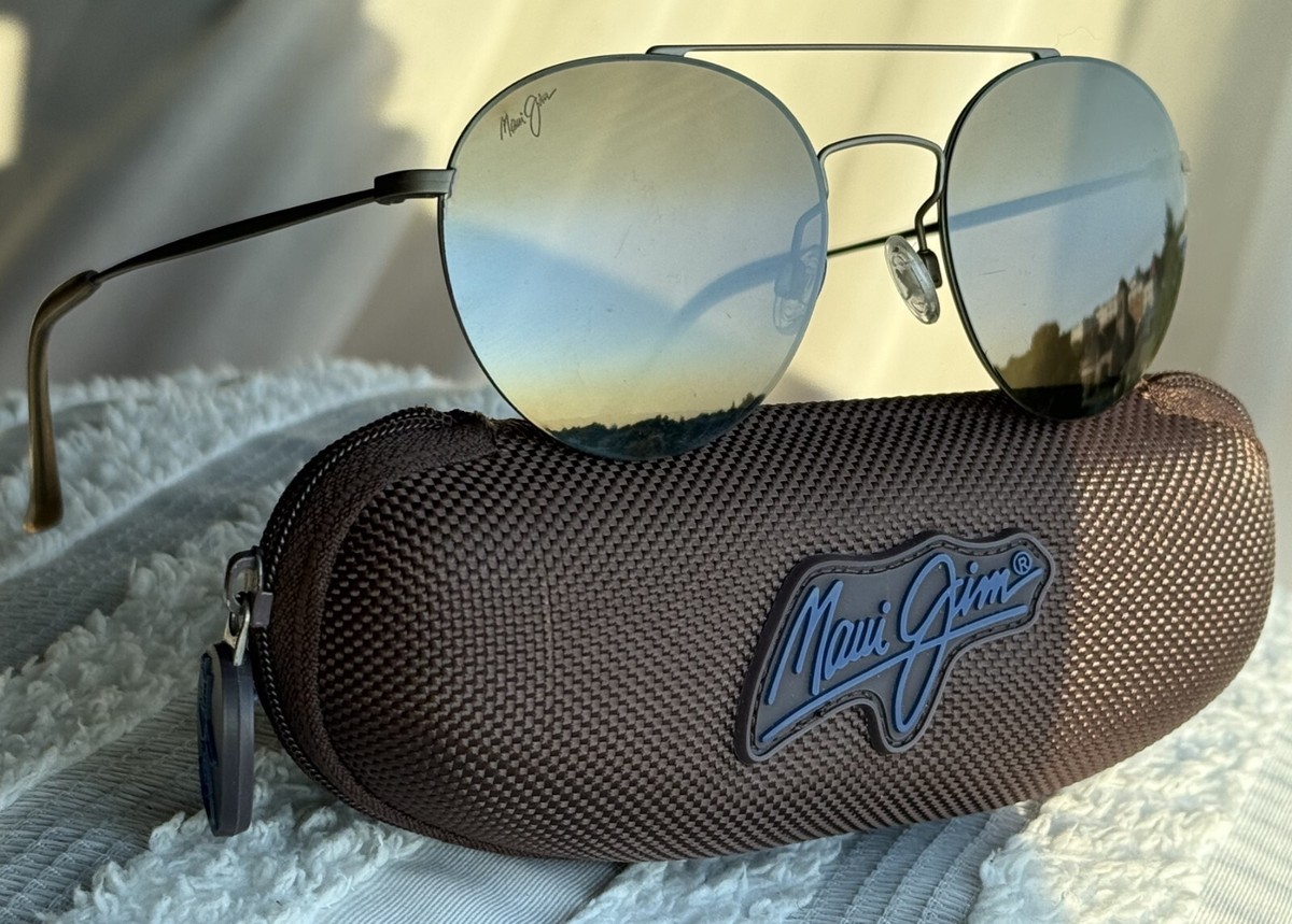 Maui Jim Pele's Hair MJ 814 16M Matte Gold Bronze Frame HCL