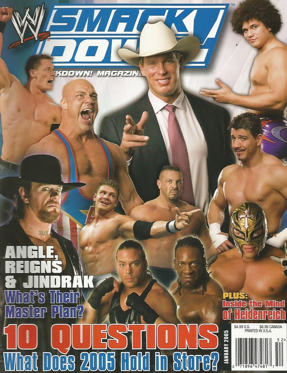 WWEブック Undertaker Angle Mysterio Booker T June 2006 WWE Smackdown