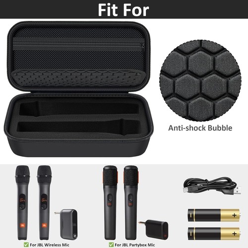 Wireless Microphone Case Compatible JBL Wireless Two Microphone/for JBL Partybox - Picture 2 of 7