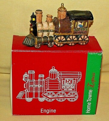 TRAIN ENGINE HOME TOWNE EXPRESS JC PENNEY 1998 EDTN WEEK 37 RESIN ORIGINAL BOX.