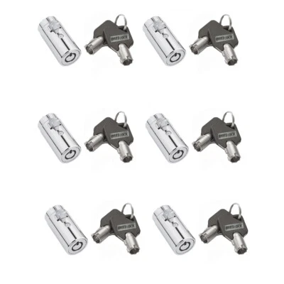 Lot of 6 Vending Machine Lock Universal Pepsi Coke Dixie Narco Royal Vendors