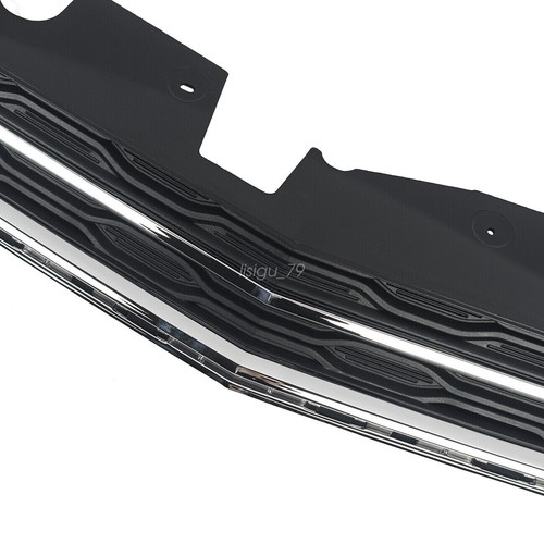 Set of 2 Upper & Lower Bumper Grille Chrome Fit 2016 2017 Chevrolet Equinox - Picture 5 of 15