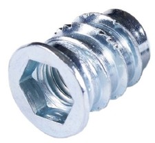 M4 M5 Wood Insert Nuts Furniture Fixing Threaded Hex Drive Metric Thread Screw