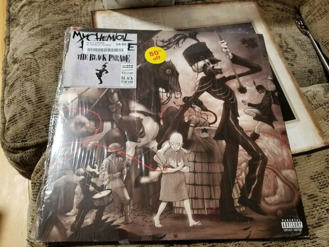 My Chemical Romance The Black Parade Original Press 07 2xlp Shrink W Sticker For Sale Online Ebay