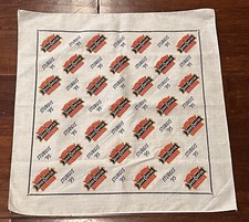 VTG Sturgis 95 Jose Cuervo Tequila White Red Logo 21" x 20.5" Bandana Head Scarf