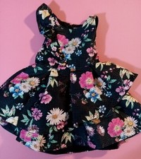  Gorgeous Dress by Tahari Baby. Black/Colorful Flowers. Ripple layers.Sz 2. NWOT