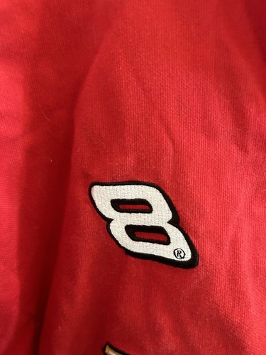 NASCAR DALE EARNHARDT MENS SHIRT RED BLACK BUTTON UP BUDWEISER RACING MEN Large - Picture 3 of 9