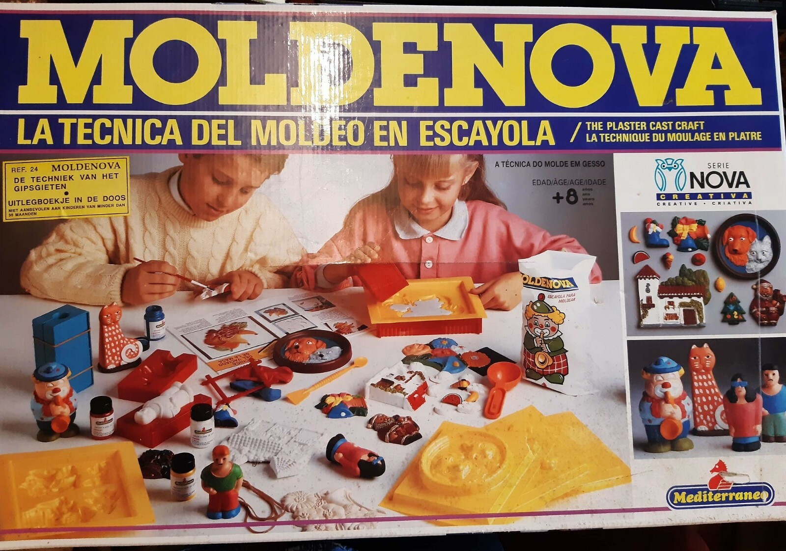 Jeu de moulage MOLDENOVA pour réussir facilement votre sculpture d'empreinte sans rater