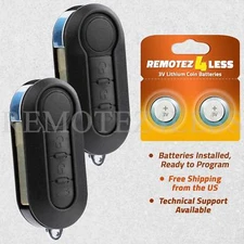 2 For 2012 2013 2014 2015 Fiat 500 500L Keyless Entry Remote Car Key Fob