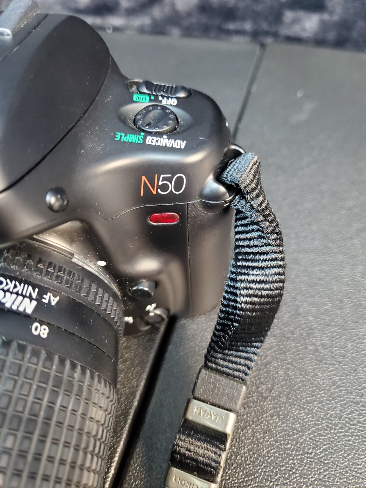 Nikon N50 3580mm 145.6D Lenses Auto & Manual Zoom Black Film Camera