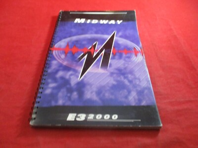 Midway E3 2000 Promotional Catalog NFL Blitz Rampage Mortal Kombat Gauntlet