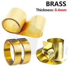 Brass Sheet Roll Metal Foil Strip 0.4mm Thick 10-300mm Width 500mm 1000mm Length