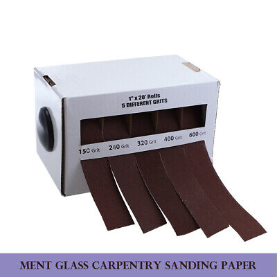 Emery Cloth Roll Tape Sanding Paper 150/240/320/400 Grit 25mm X 6M Abrasive