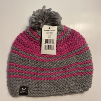 ANON BURTON'S Women's Jedea Knit Beanie. One Size Fits All. Color - Cool Gray