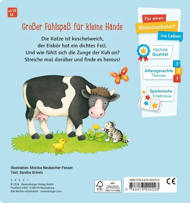 Thumbnail - Mein Großes Fühlbuch | Sandra Grimm | Buch | Spiralbindung | 12 S. |