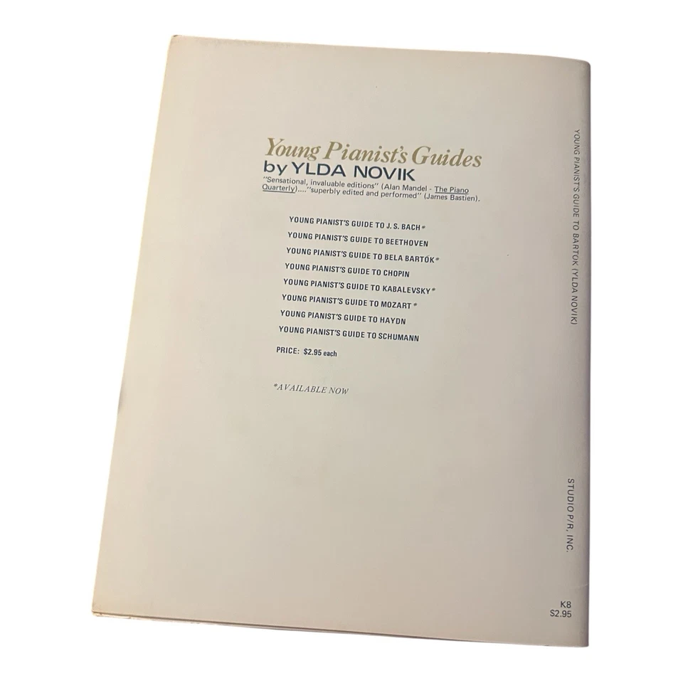 Young Pianist’s Guide to Bartok 1976 NM Record Ylda Novik Studio PR VTG NOS - Image 2 of 4