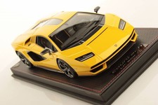 1 Unit In The World Case Seal Mr 1/18 Lamborghini Countach Lpi 800-4 Yellow Gial