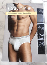 Calvin Klein MEN 3-PACK cotton stretch hip brief XL