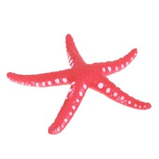 Aquarium Decoration Luminous Red Artificial Sea Star Fish Tank Ornament