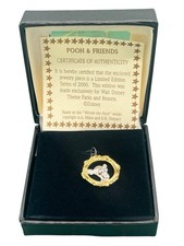 Disney Winnie the Pooh Tigger pendant 925 gold tone silver limited edition