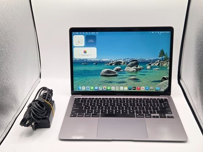 2020 Apple MacBook Air 13.3'' M1 GPU 3.2GHz 8GB RAM 256GB SSD A2337 OS Tahoe 26.5
