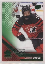 2022 Upper Deck Team Canada Juniors Electric Green 47/49 Melodie Daoust 1hs9