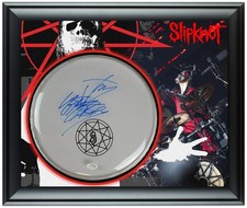 Slipknot Jay Weinberg Signed Custom Framed Drum Head Drumhead Display ACOA
