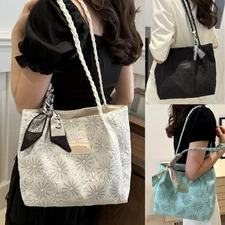 Large Women Canvas Handbag Shoulder Bags Tote Purse Travel Messenger Hobo Bag