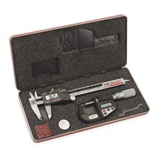 STARRETT S766AZ Precision Measuring Kit,Electro Caliper 2ZUN6