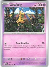 Girafarig 083/167 Twilight Masquerade TWM NM Pokemon Card TCG