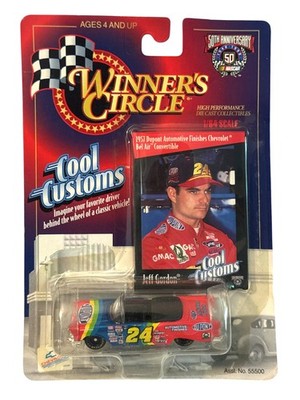 1998 Winners Circle 1:64 Jeff Gordon #24 1957 Bel Air Convertible Cool Customs