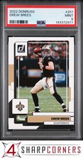2022 PANINI DONRUSS #251 DREW BREES HOF POP 3 PSA 9