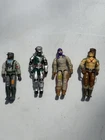VINTAGE GI JOE USED figure lot x4 ARAH 1980s parts or restore