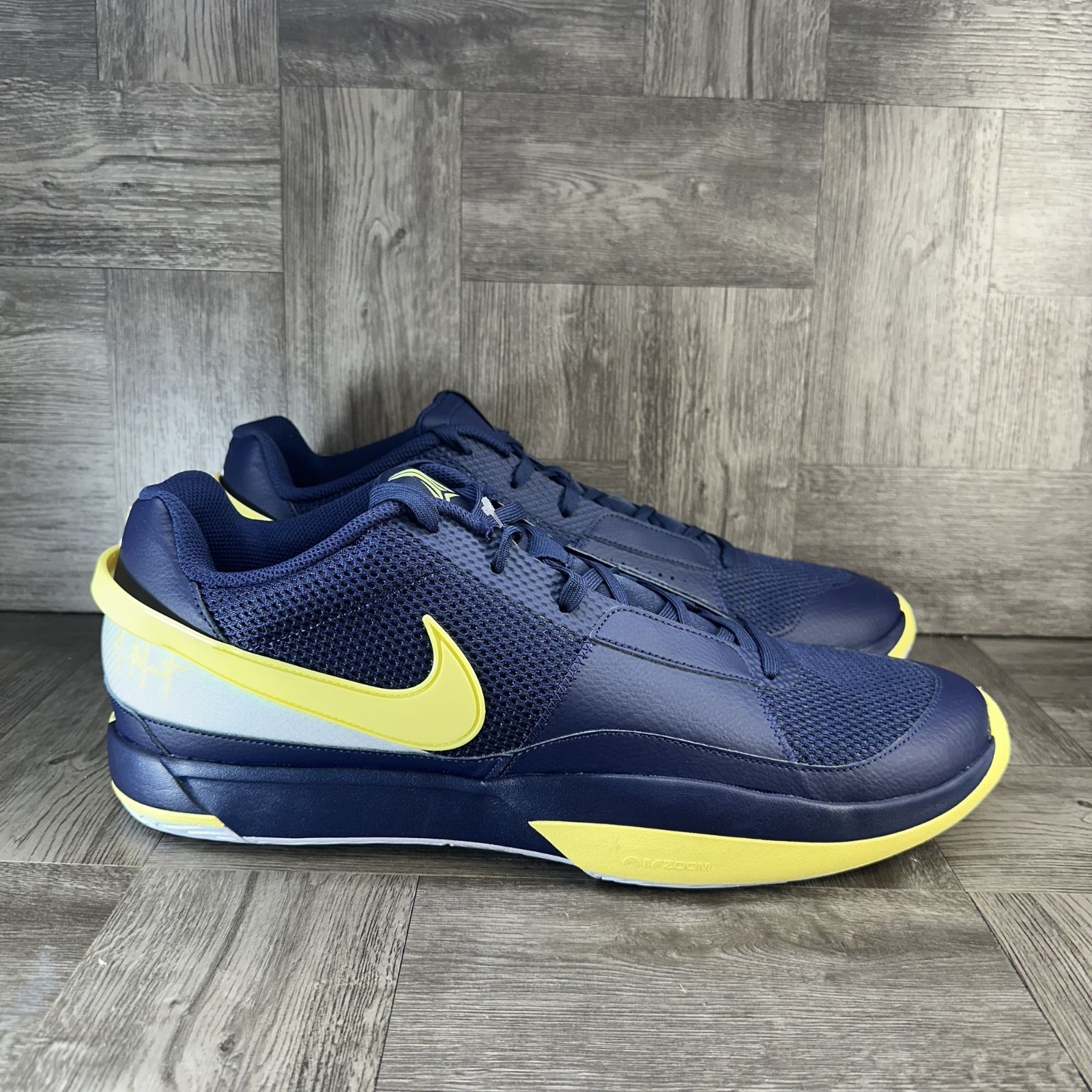 Nike Ja 1 Murray Men's size 18 Blue Yellow Basketball Shoes FQ4796-402