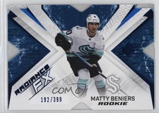 2022-23 SPx Radiance F/X Rookies Blue 192/399 Matty Beniers #RFX-84 14hk