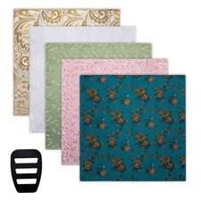 Mens Silk Pocket Square Stripe Paisley Woven Handkerchief,Set 10