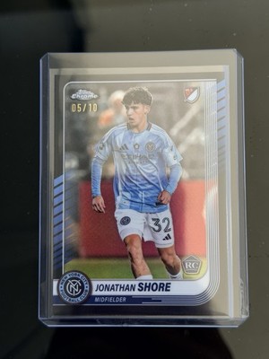 Jonathan Shore 2025 Topps Chrome MLS RC Black Refractor /10 True Black Rookie RC