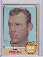 1968 Topps Baseball #391 Bob Priddy - Chicago White Sox