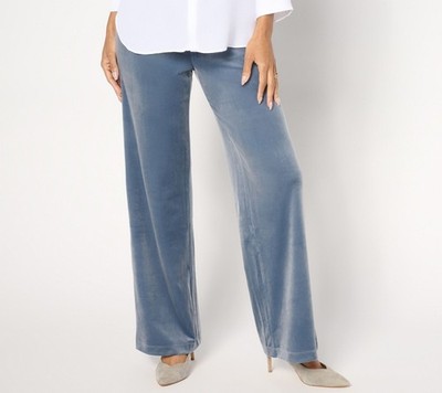 SUNNYLiFE Women's Pants Sz 6 Piper Velvet Trouser Blue A671816