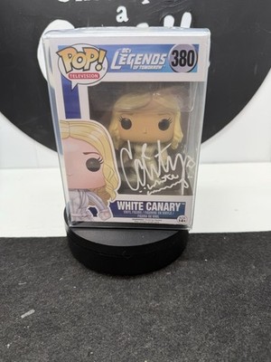 JSA COA White Canary signed Funko Pop Legends 380 Caity Lotz handsigniert