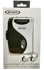 Jensen SCR-68C Stereo Cassette Player with AM/FM Radio WALKMAN NEW