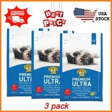 3 pack Dr. Elsey's Premium Ultra Unscented Clumping Clay Cat Litter 35 lb. Bag